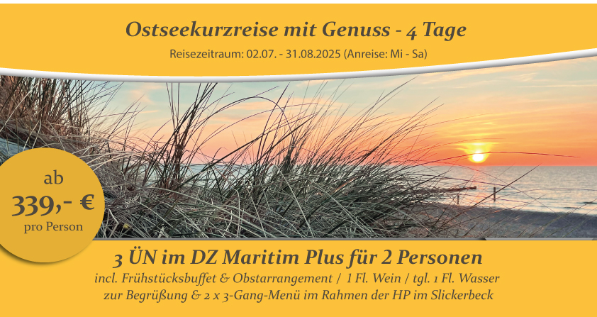 Ostseekurzreise